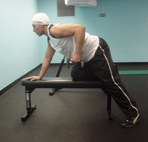 Dumbbell Bent-Over Rows Exercise 2